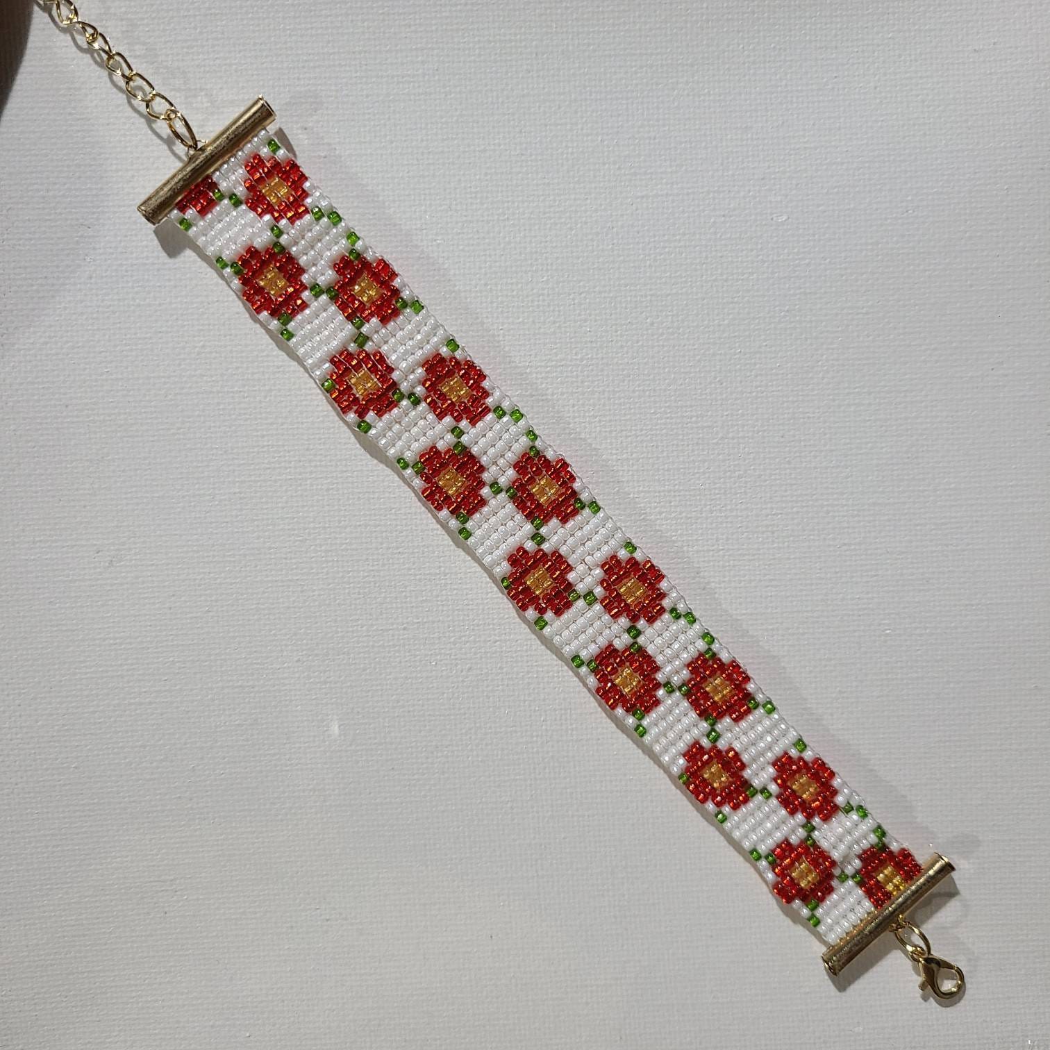 Cherry Blossom Festival Beaded Bracelet Tutorial